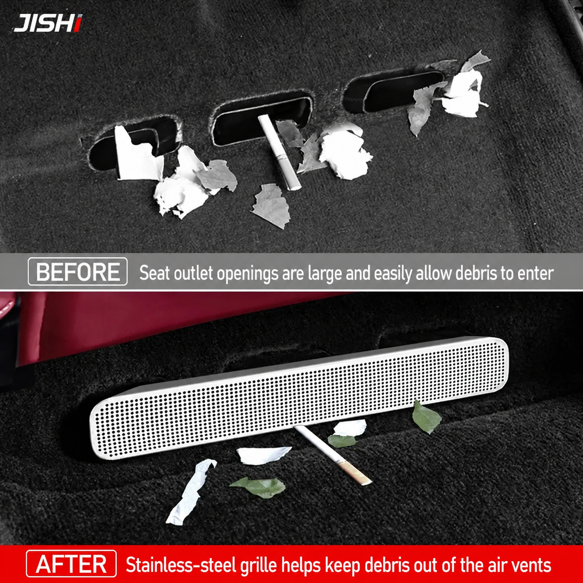 Under-Seat Air Vent Guards — for Porsche Cayenne, Panamera & Macan