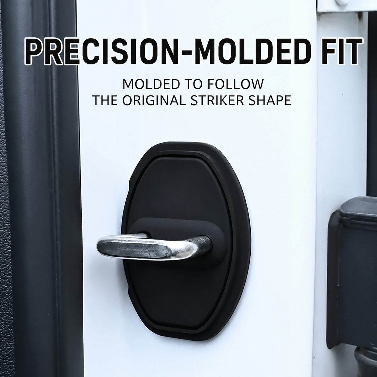 Gen 2 Silicone Door Striker Covers (4-Piece Set) — for Porsche Vehicles
