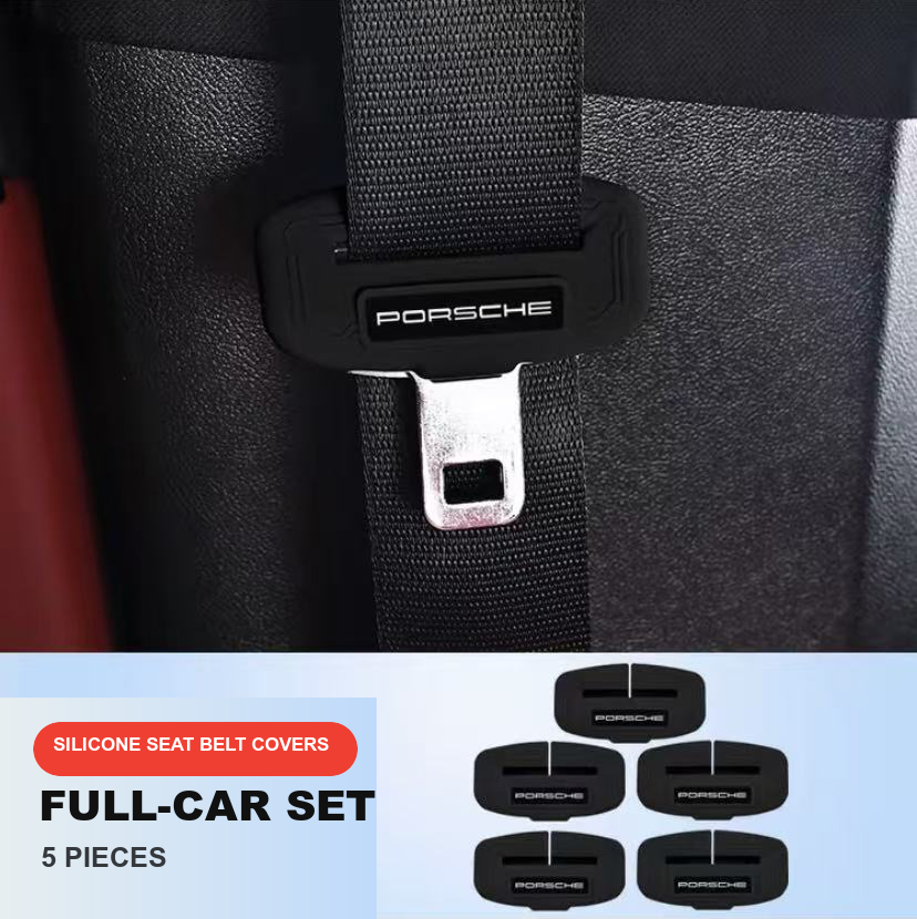 Silicone Seat Belt Buckle Covers — for Porsche Vehicles