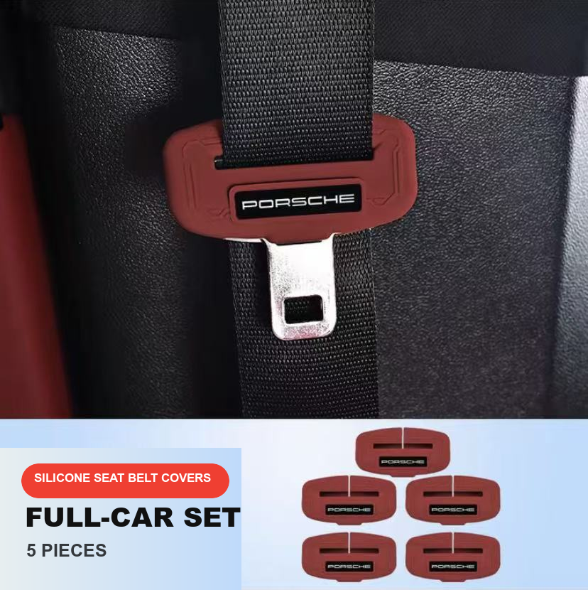 Silicone Seat Belt Buckle Covers — for Porsche Vehicles